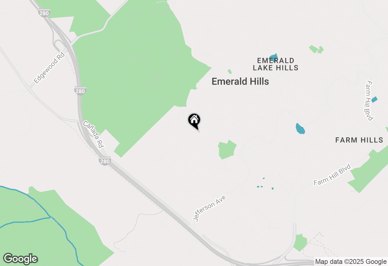 Map of 629 California Way, Redwood City, CA 94062