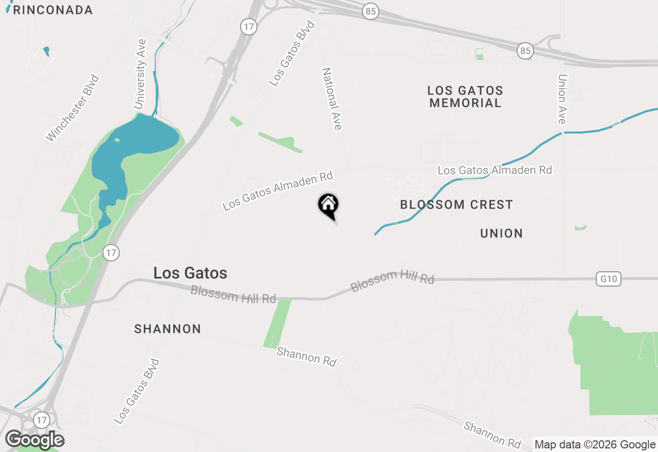 Map of 15758 Longwood Drive, Los Gatos, CA 95032