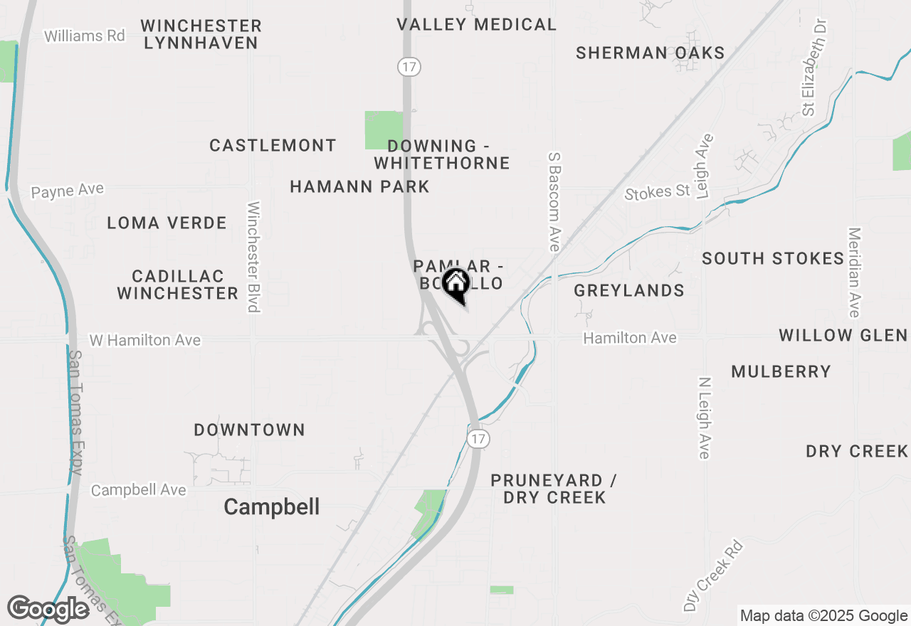 Map of 1505 Ramita Court, San Jose, CA 95128