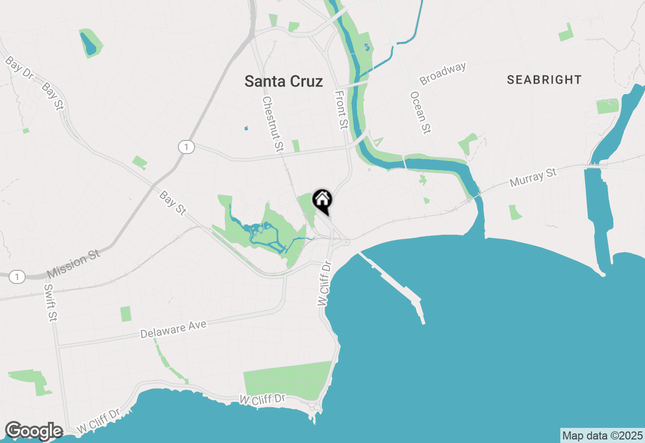 Map of 110 West Cliff Drive #110, Santa Cruz, CA 95060