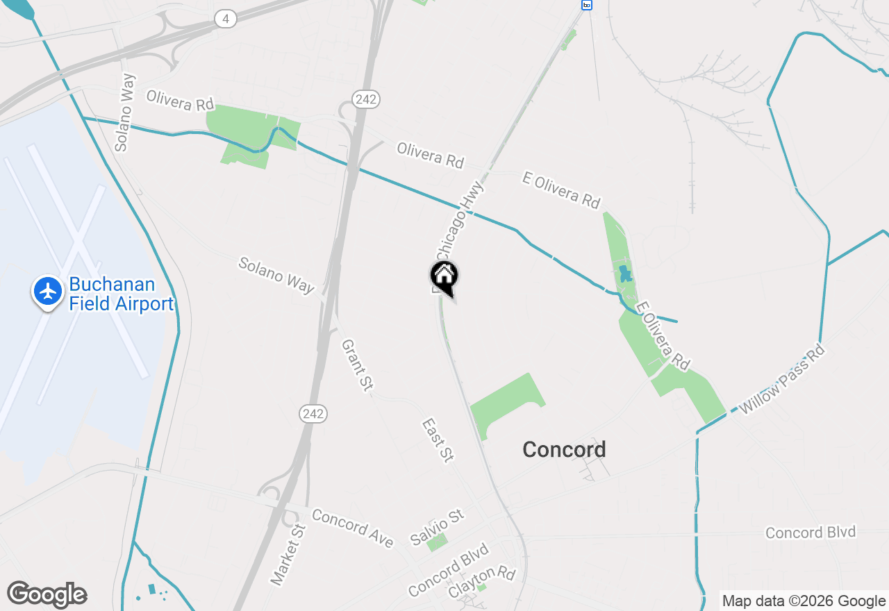 Map of 3185 Claudia Dr., Concord, CA 94519