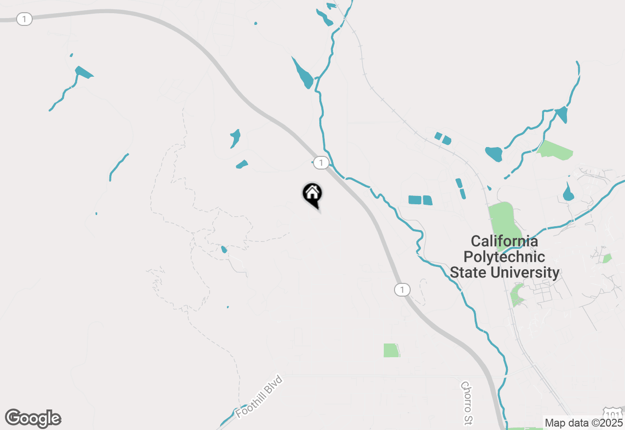Map of 940 Pasatiempo Drive, San Luis Obispo, CA 93405