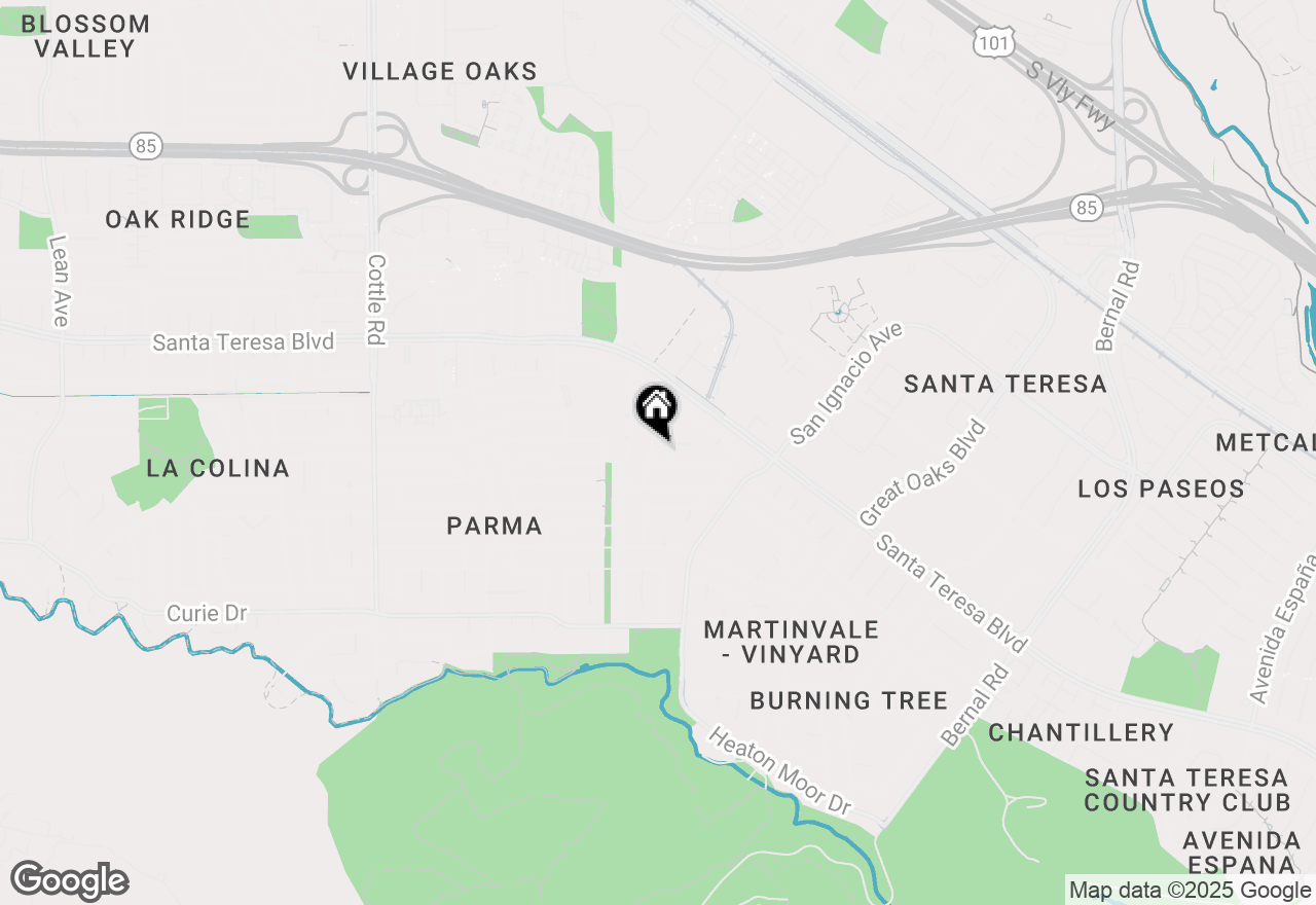 Map of 185 Castillon Way, San Jose, CA 95119
