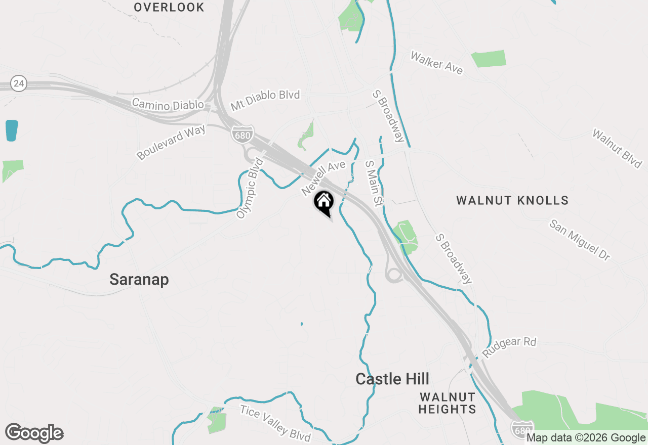 Map of 186 Arlene Drive, Walnut Creek, CA 94595
