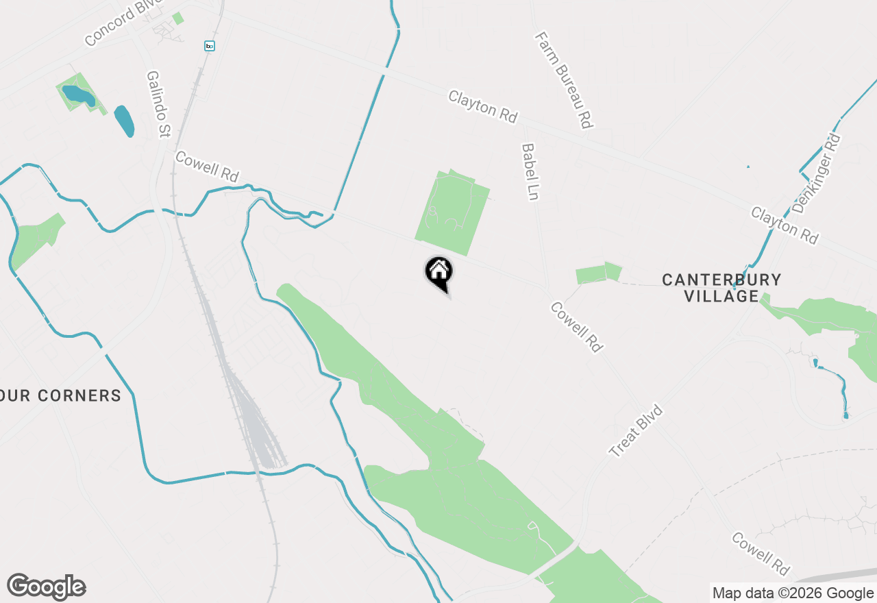 Map of 3691 Liscome Way, Concord, CA 94518