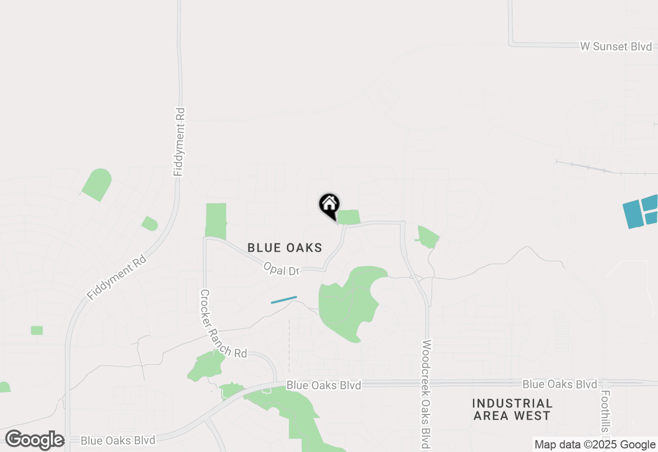 Map of (Address confidential), Roseville, California 95747