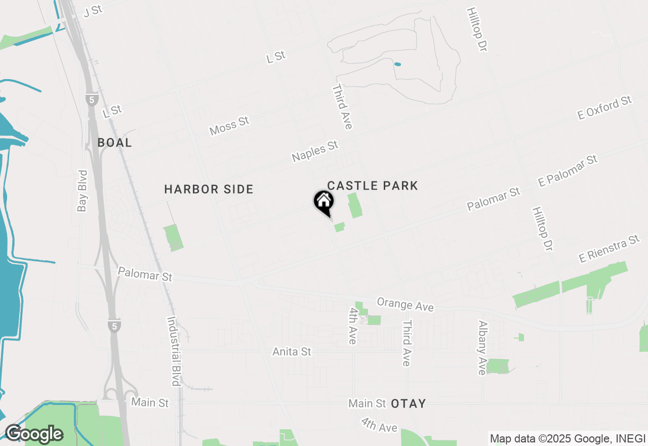 Map of 1240 Fourth Ave, Chula Vista, CA 91911