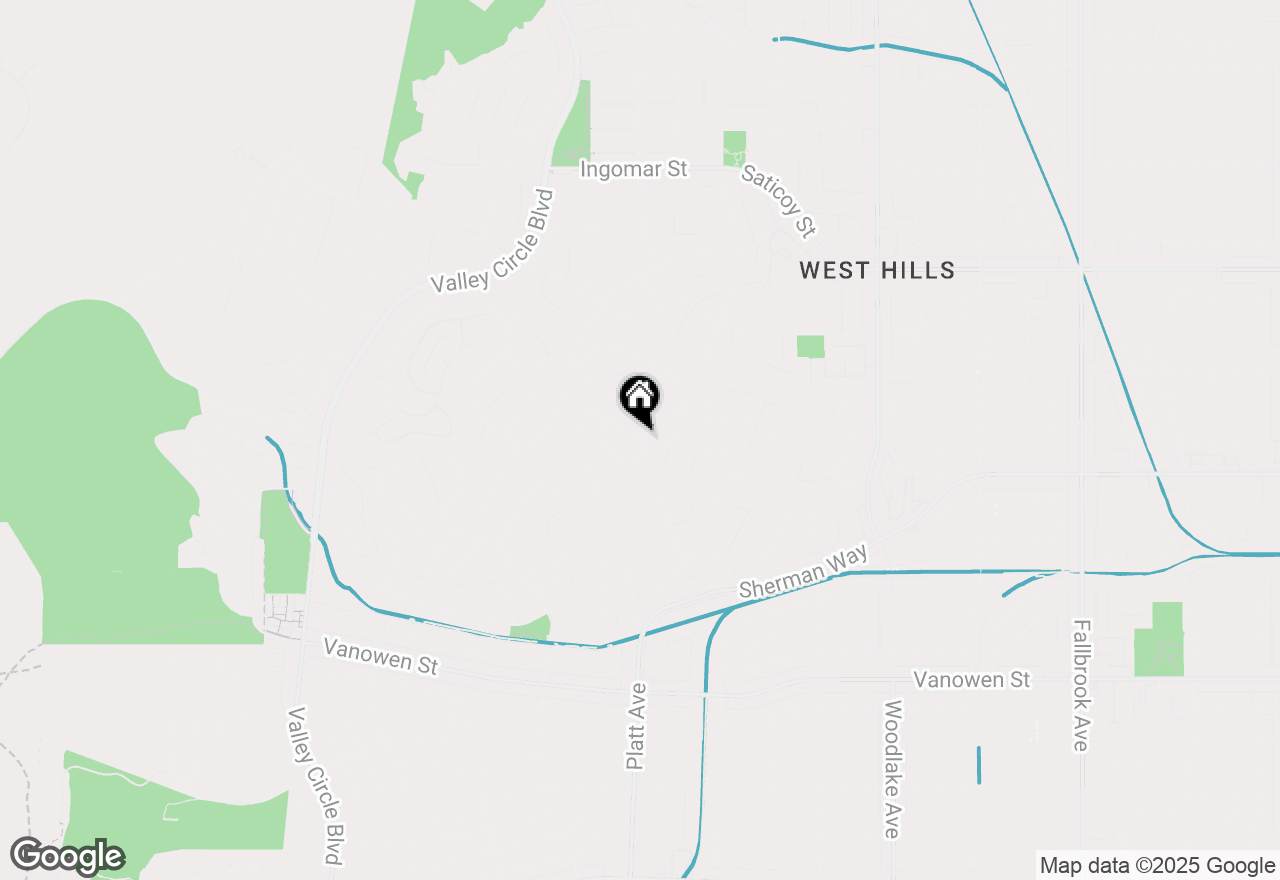 Map of 7250 Pondera Circle, West Hills, CA 91307