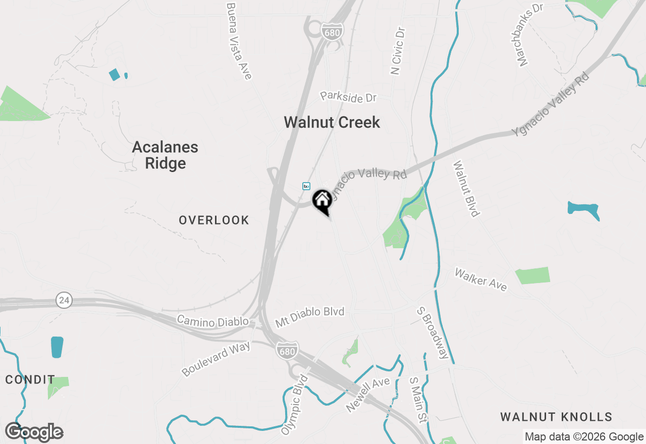 Map of 1727 Lacassie Ave #4B, Walnut Creek, CA 94596