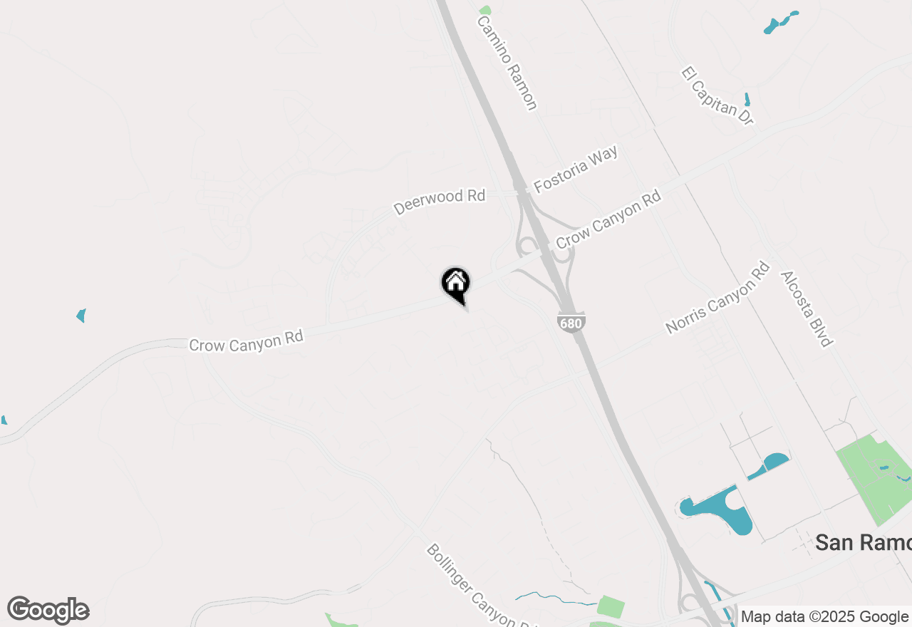 Map of 2782 Canyon Creek Dr, San Ramon, CA 94583