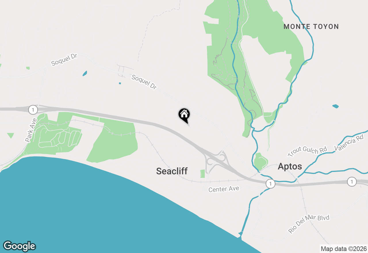 Map of 19 Primrose Street, Aptos, CA 95003