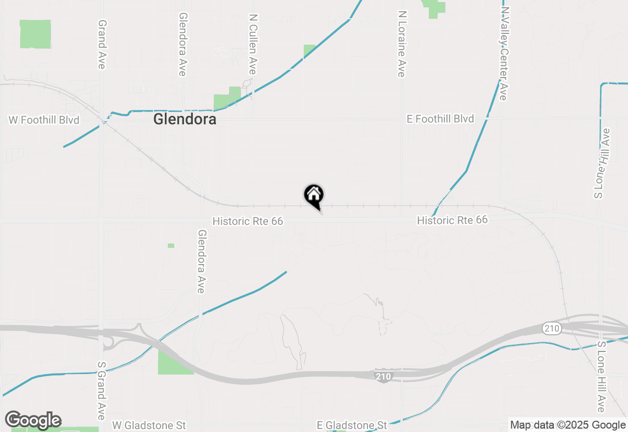 Map of 743 W Route 66 #4 AND 8, Glendora, CA 91740