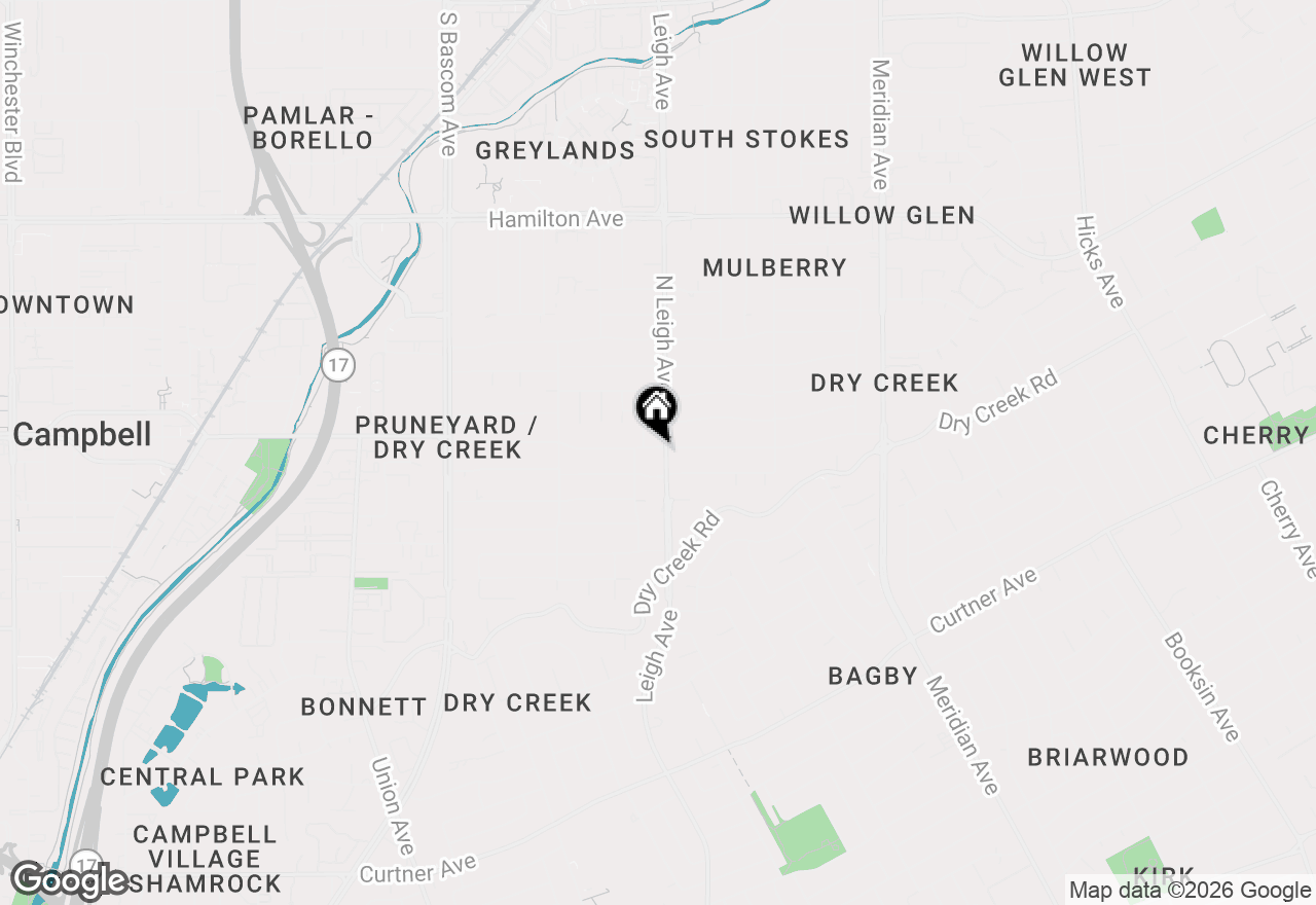 Map of 1500 E Campbell, Campbell, CA 95008