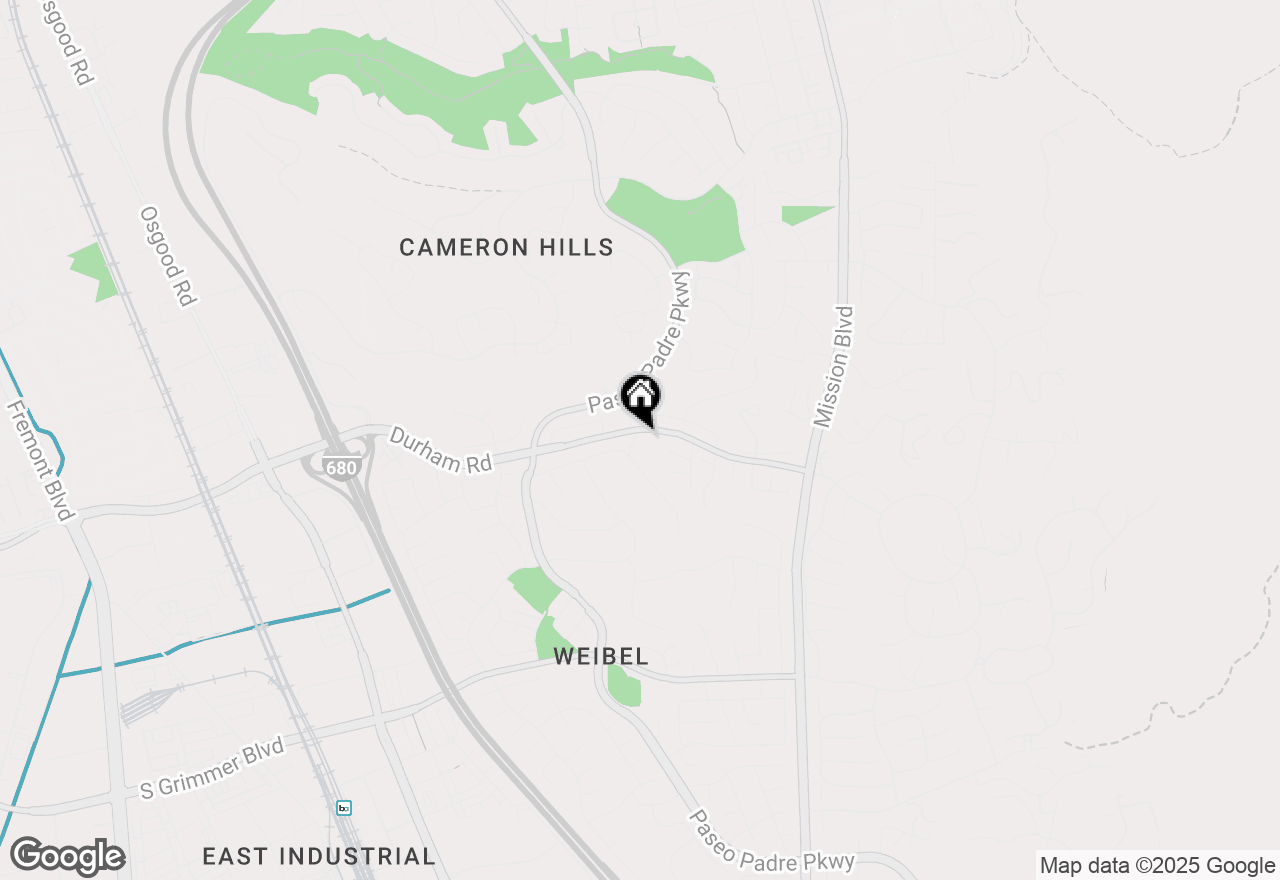 Map of 44320 Sioux Terrace, Fremont, CA 94539