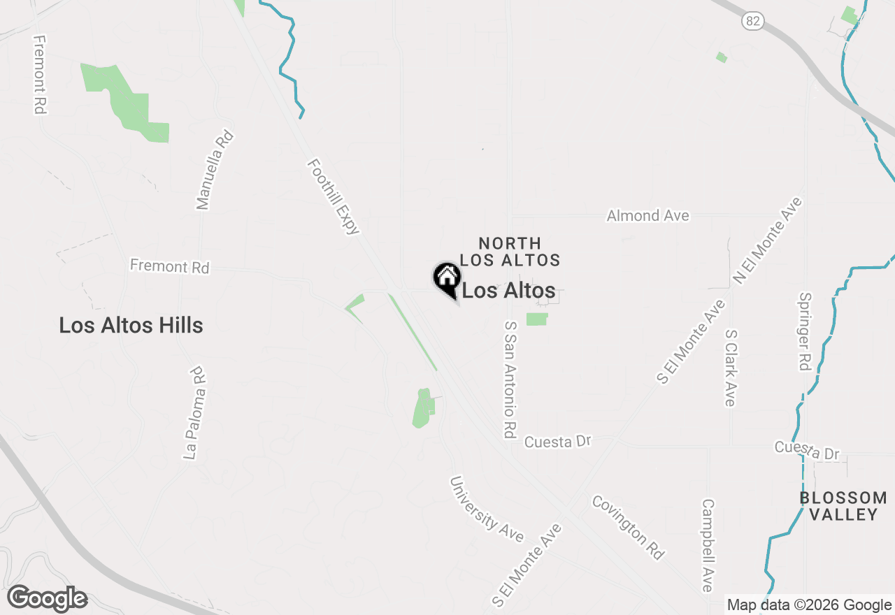 Map of 101 2nd Street #2, Los Altos, CA 94022