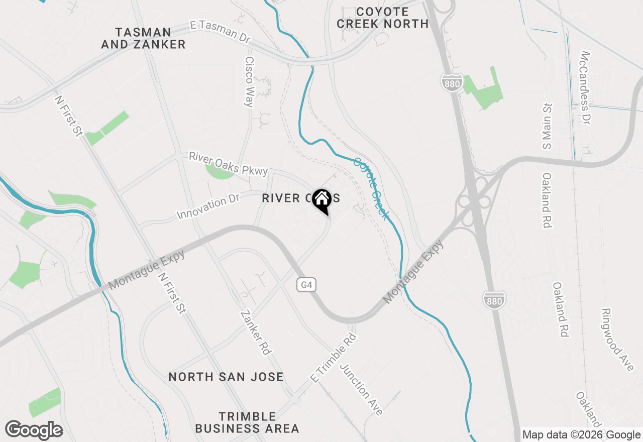Map of 445 Milan Drive #202, San Jose, CA 95134