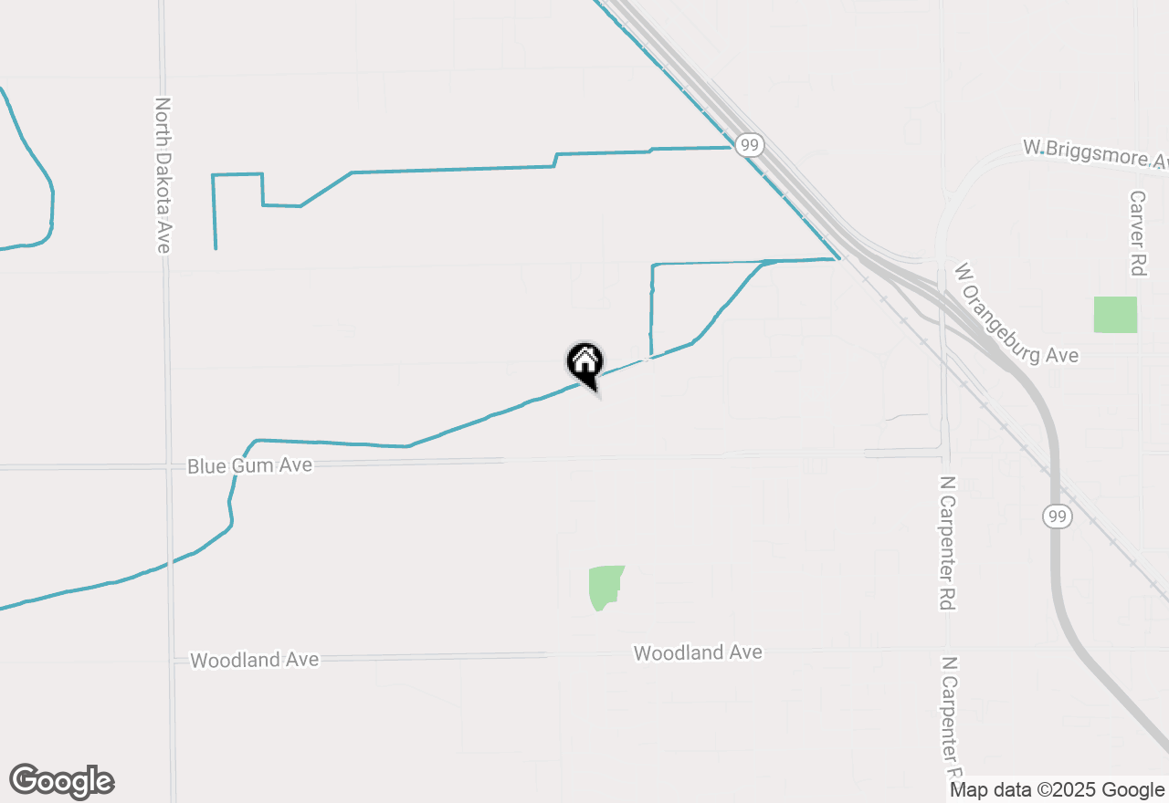 Map of 2808 Mozart Drive, Modesto, CA 95358