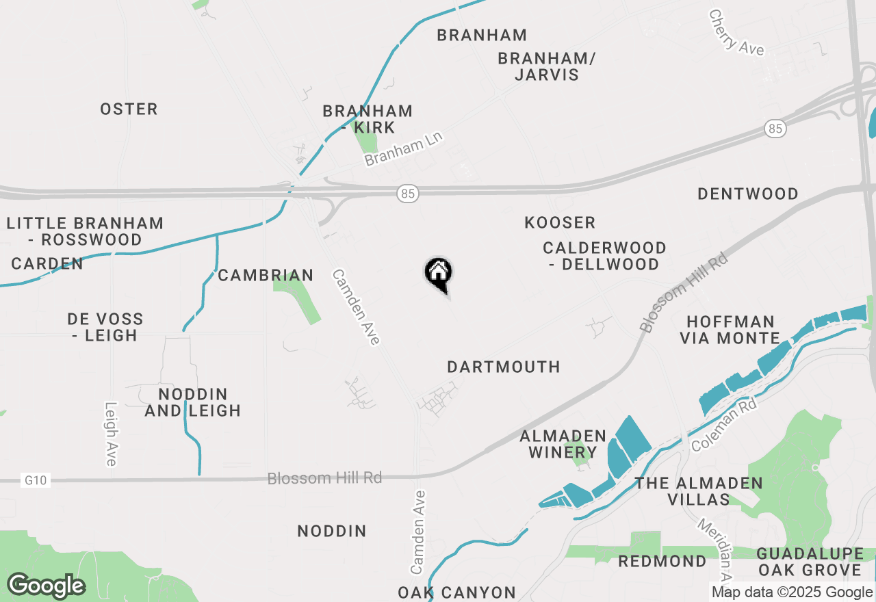Map of 5254 Howes Lane, San Jose, CA 95118