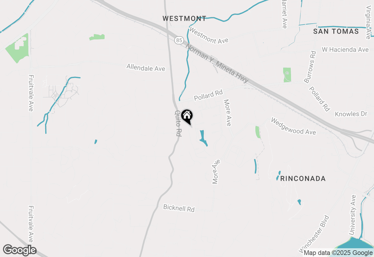 Map of 127 Altura Vista, Los Gatos, CA 95032
