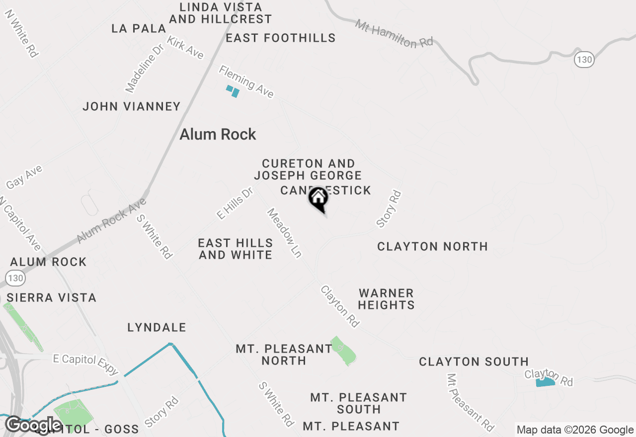 Map of 758 Candlestick Way, San Jose, CA 95127