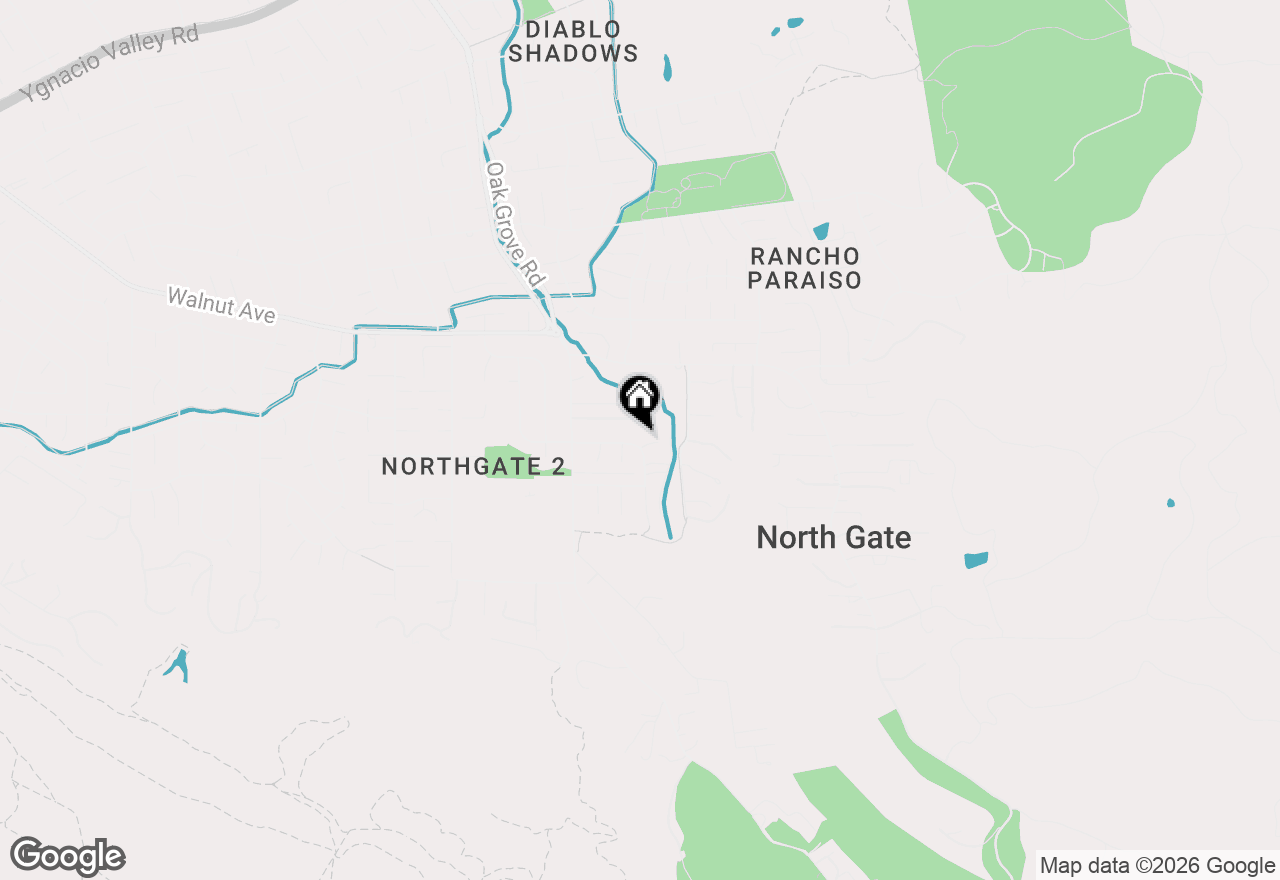 Map of 3050 Bowling Green Dr, Walnut Creek, CA 94598