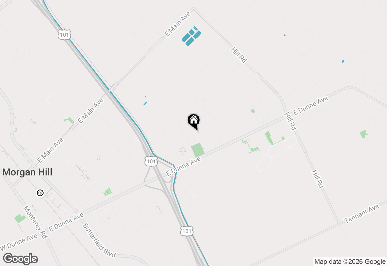 Map of 1385 Kelly Park Circle, Morgan Hill, CA 95037