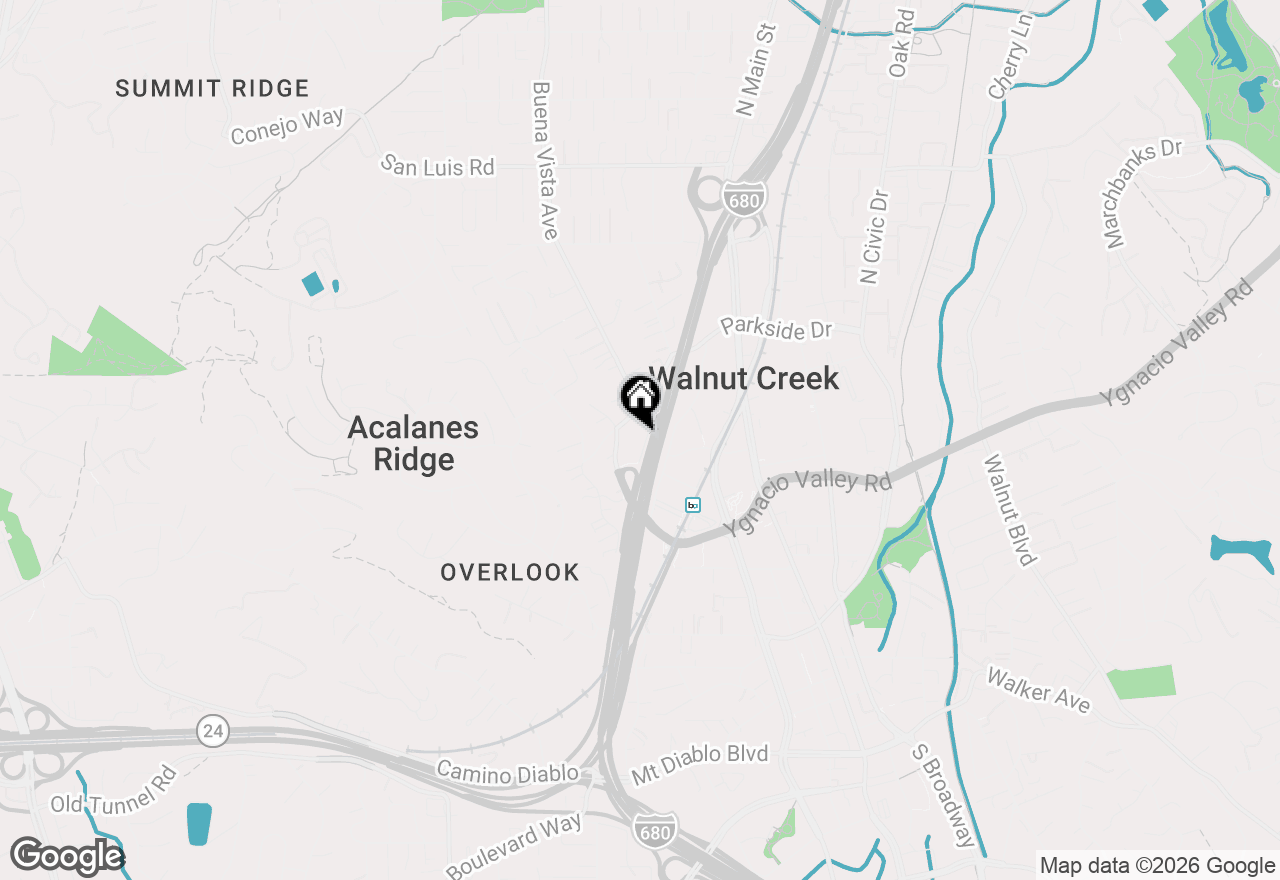 Map of 2223 Buena Vista Ave, Walnut Creek, CA 94597