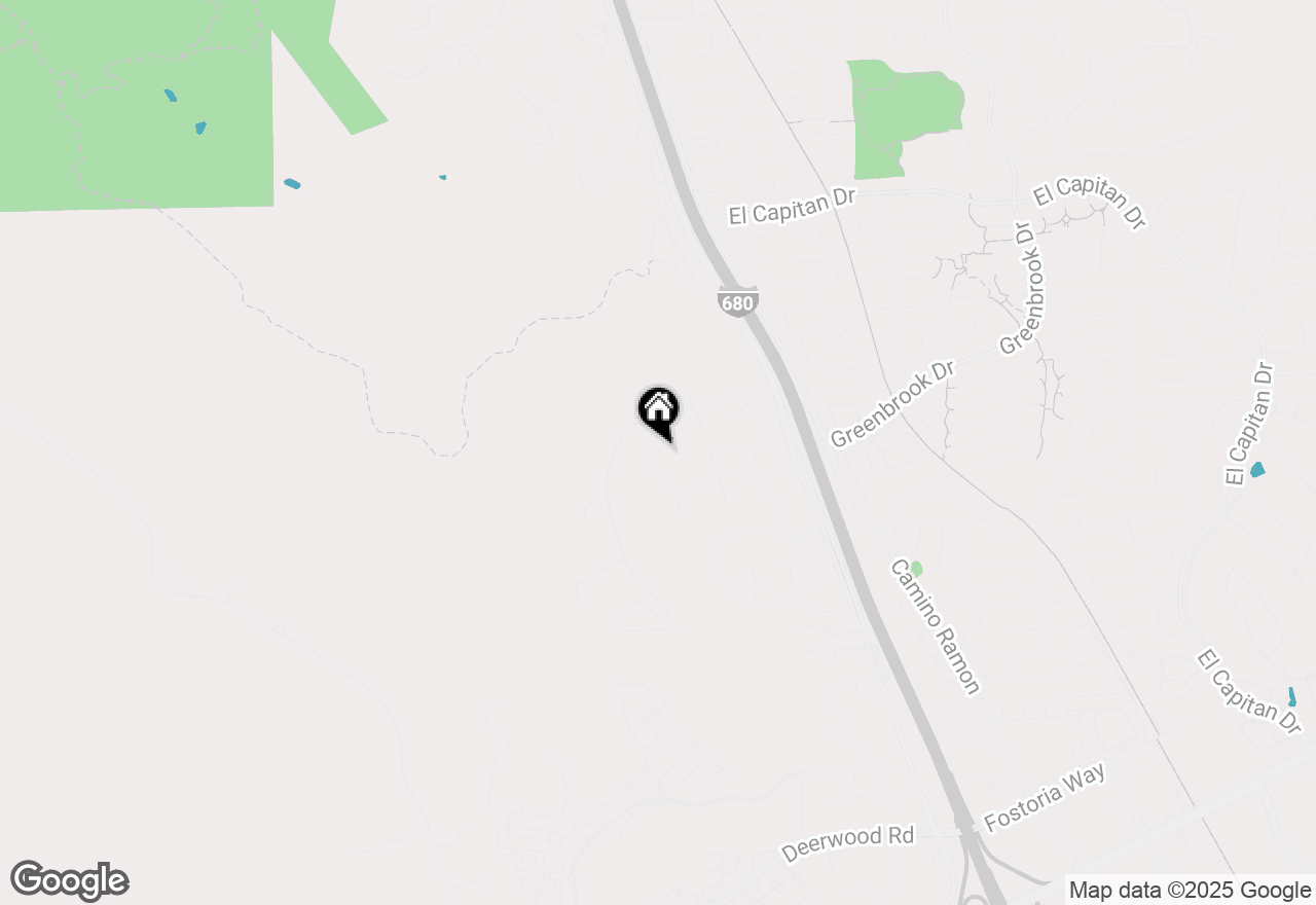 Map of 1409 Fountain Springs Cir, Danville, CA 94526