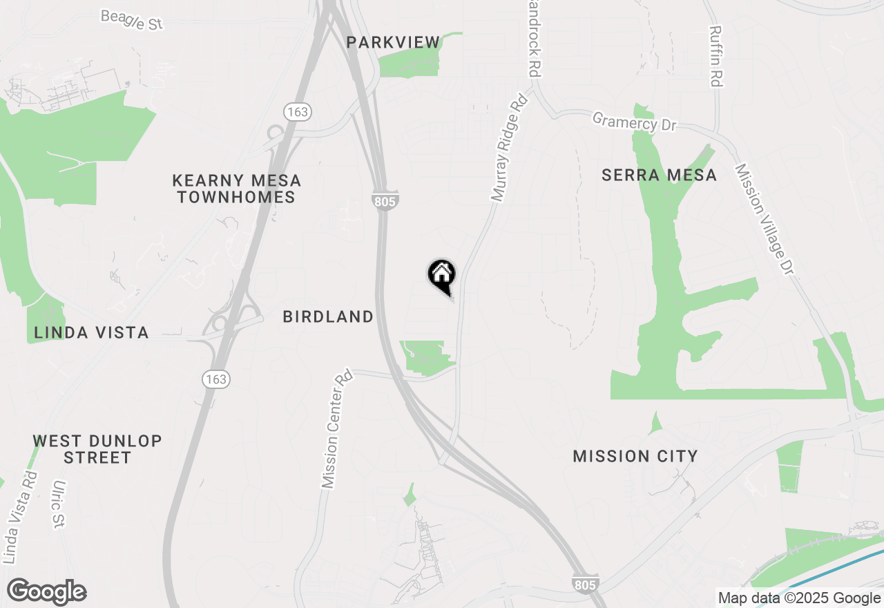 Map of 8686 Anrol Ave, San Diego, CA 92123