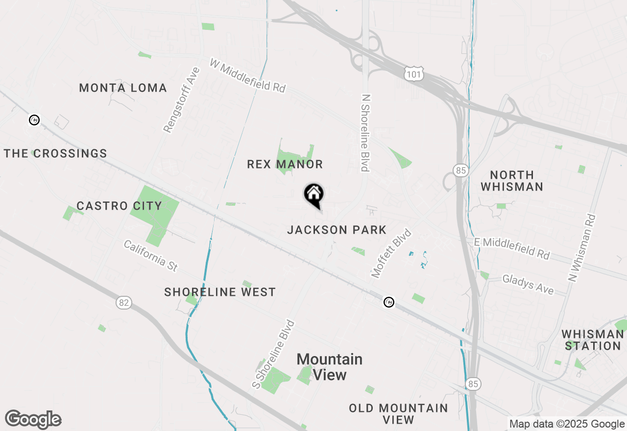 Map of 420 Mountain Laurel Court, Mountain View, CA 94043