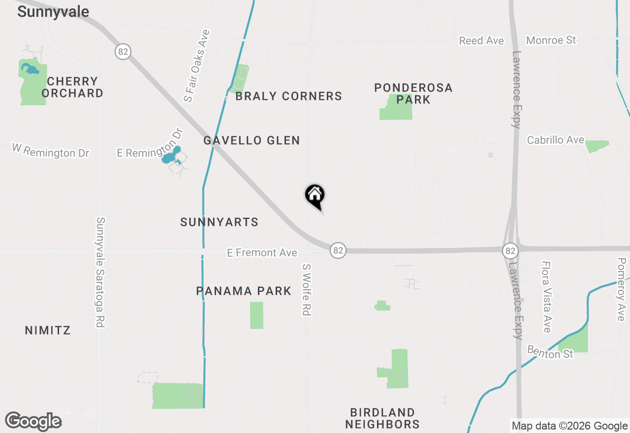 Map of 903 Sunrose Terrace #301, Sunnyvale, CA 94086