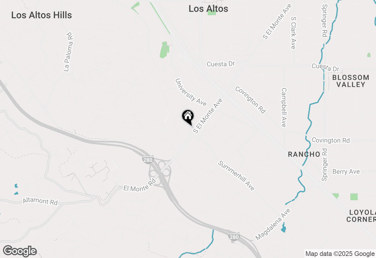 Map of 20 Bay Tree Lane, Los Altos, CA 94022