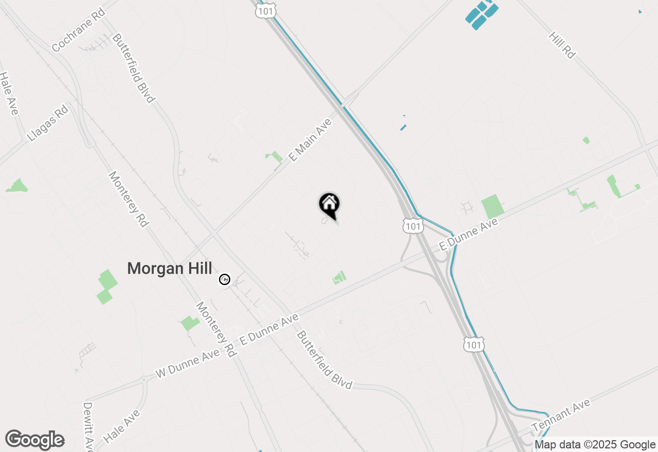 Map of 664 Juliann Way, Morgan Hill, CA 95037