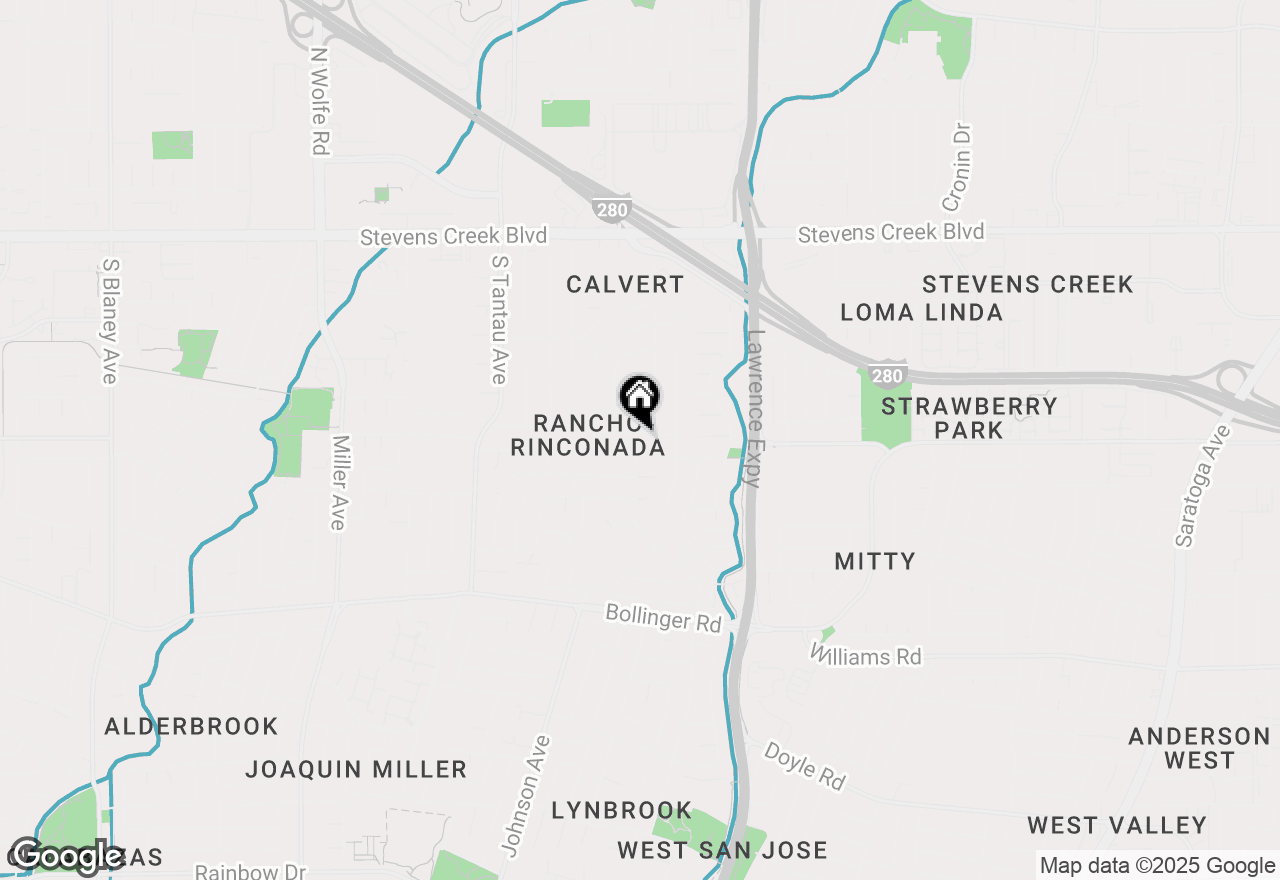 Map of 10464 Wunderlich Drive, Cupertino, CA 95014
