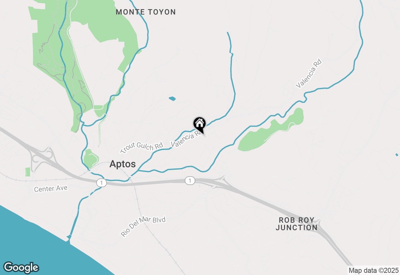 Map of 245 Siesta Drive, Aptos, CA 95003