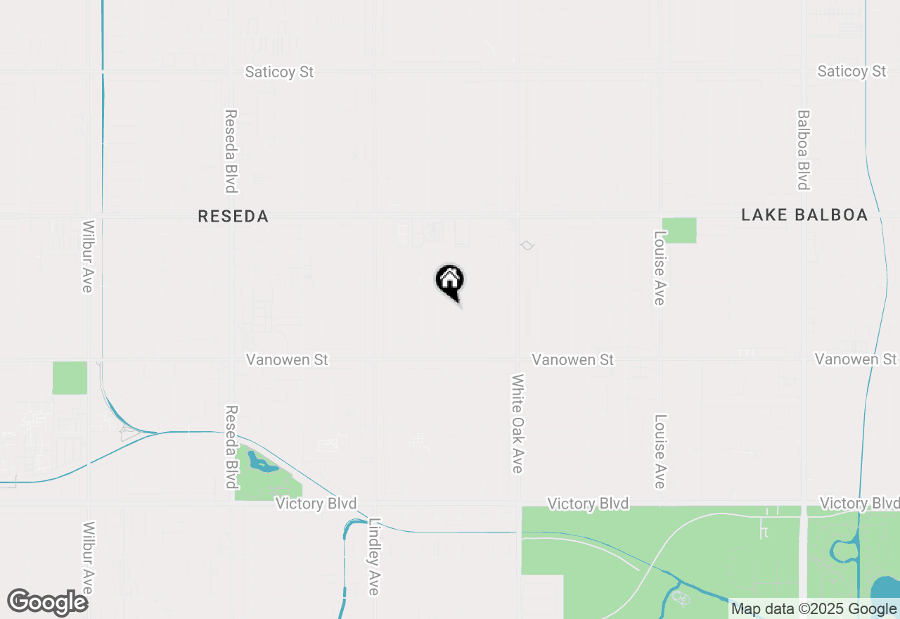 Map of 6925 Zelzah Avenue, Reseda, CA 91335