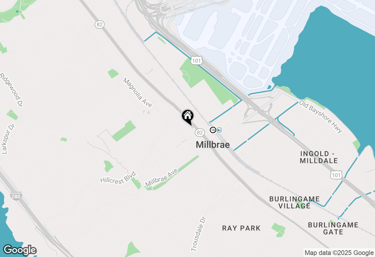 Map of 234-236 Broadway, Millbrae, CA 94030