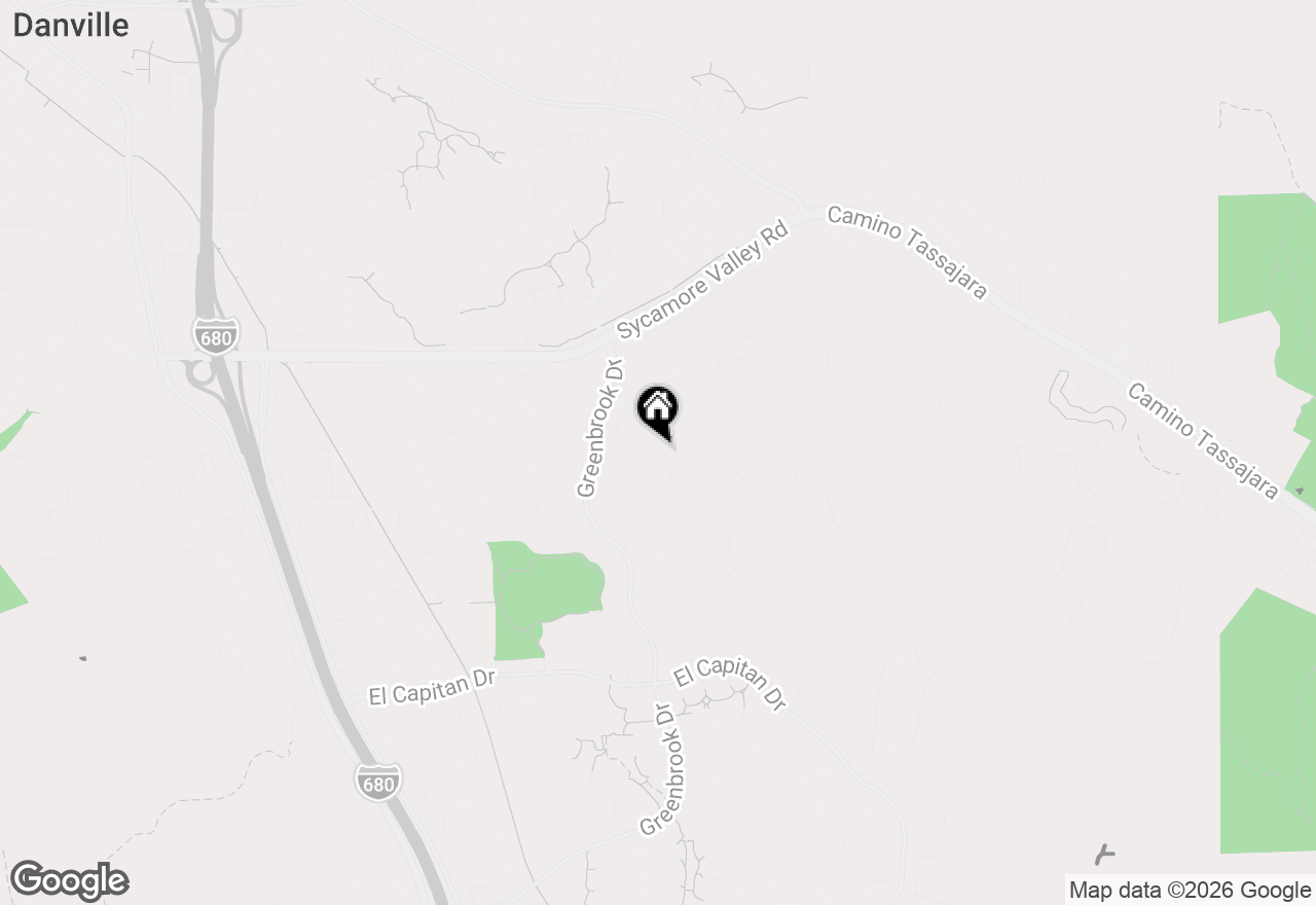 Map of 333 Merrilee Pl, Danville, CA 94526