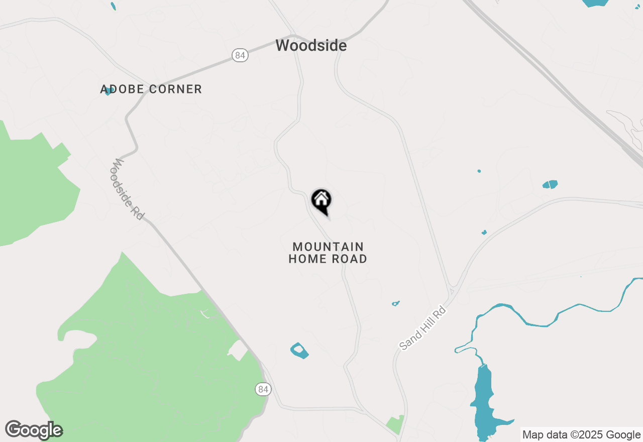 Map of 290 Winding Way, Woodside, CA 94062