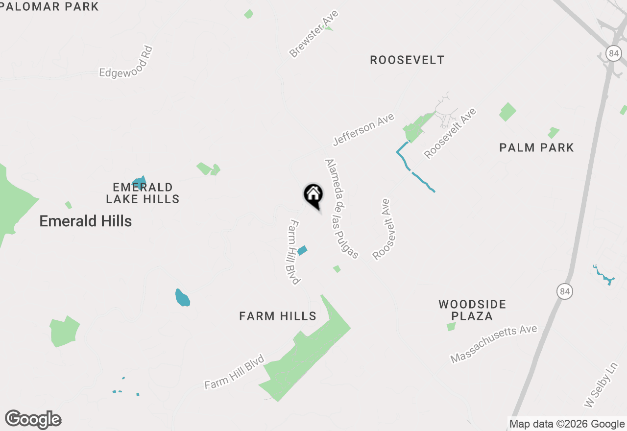 Map of 848 Chesterton Avenue, Redwood City, CA 94061