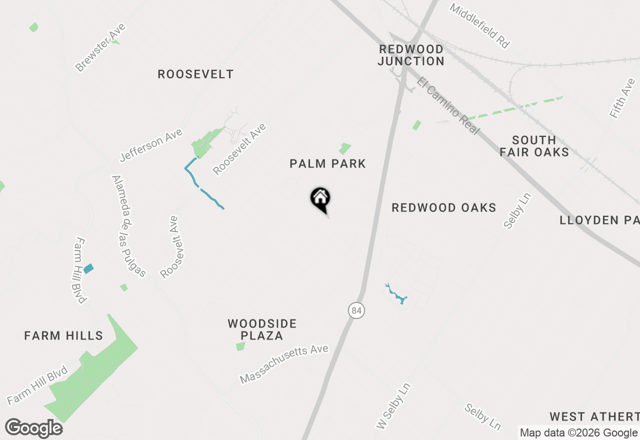 Map of 1505 Union Avenue, Redwood City, CA 94061