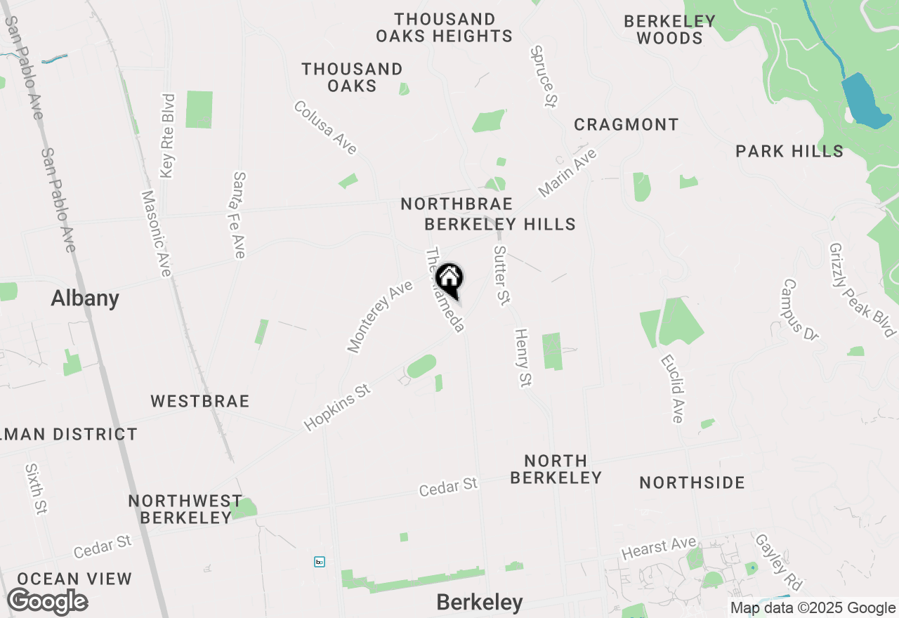 Map of 1903 Napa Avenue, Berkeley, CA 94707