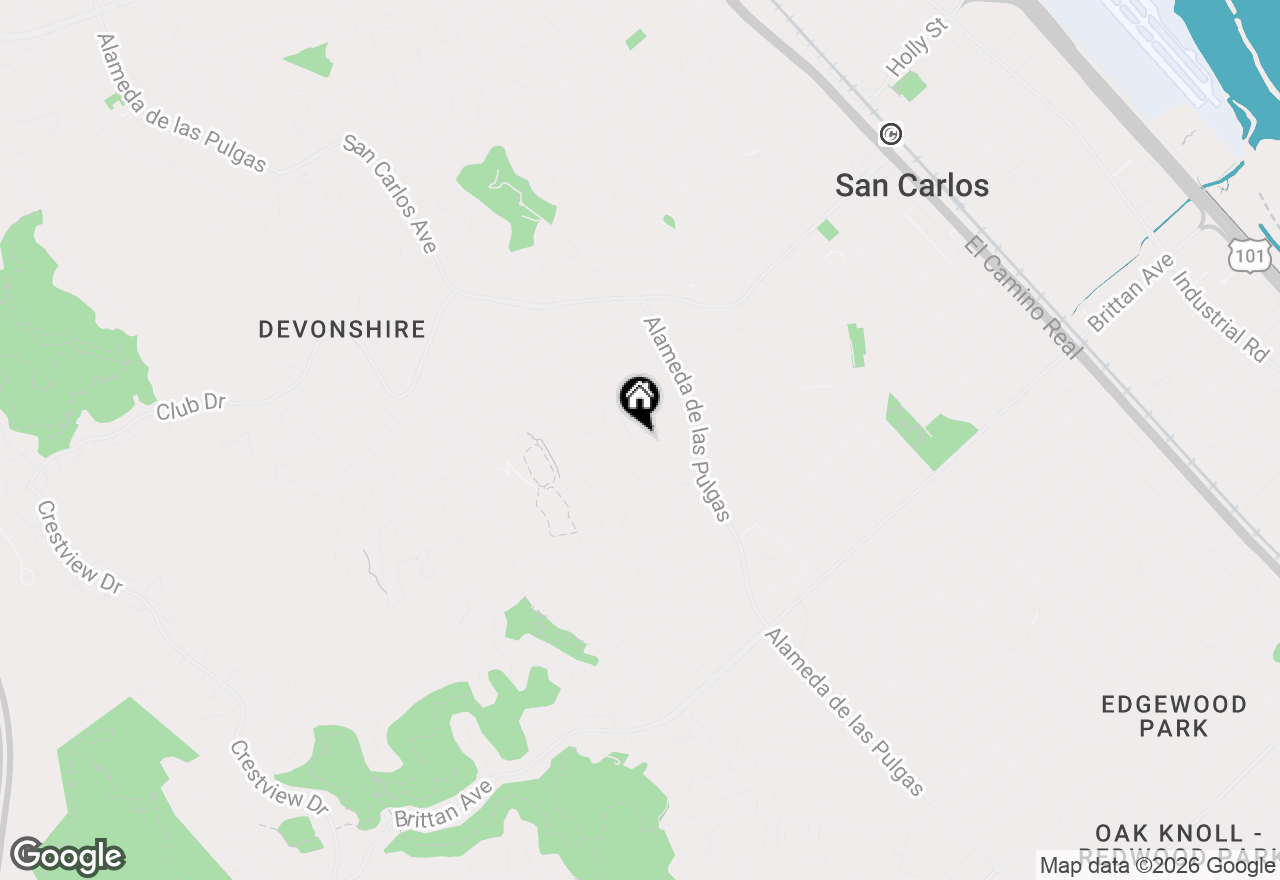 Map of 948 Alameda, San Carlos, CA 94070