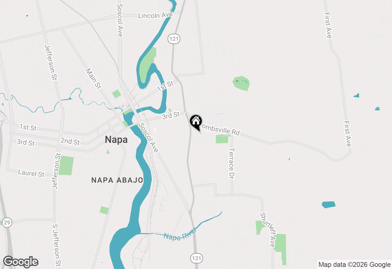 Map of 51 Davis Avenue, Napa, CA 94559