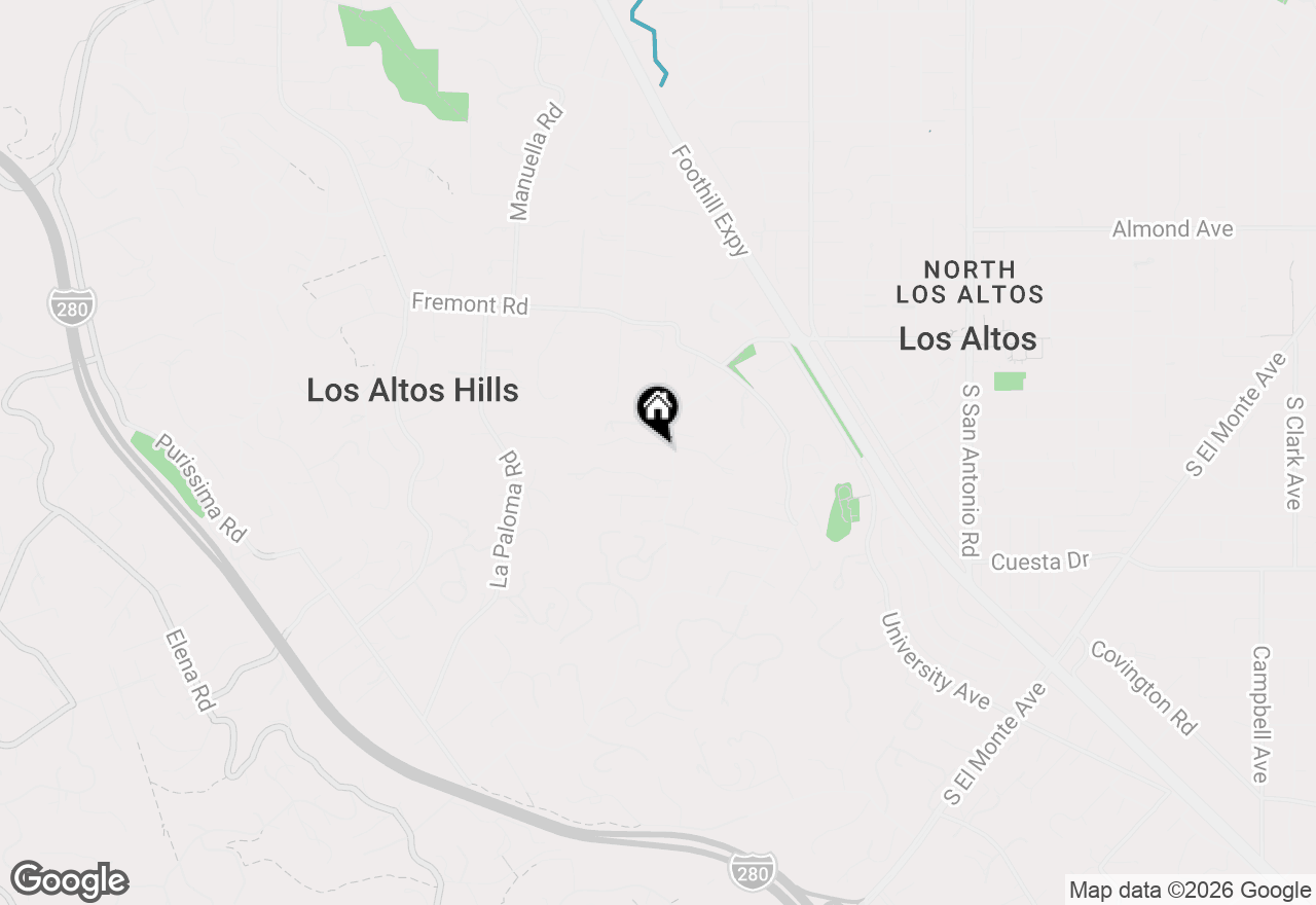 Map of 26900 Beatrice Lane, Los Altos Hills, CA 94022