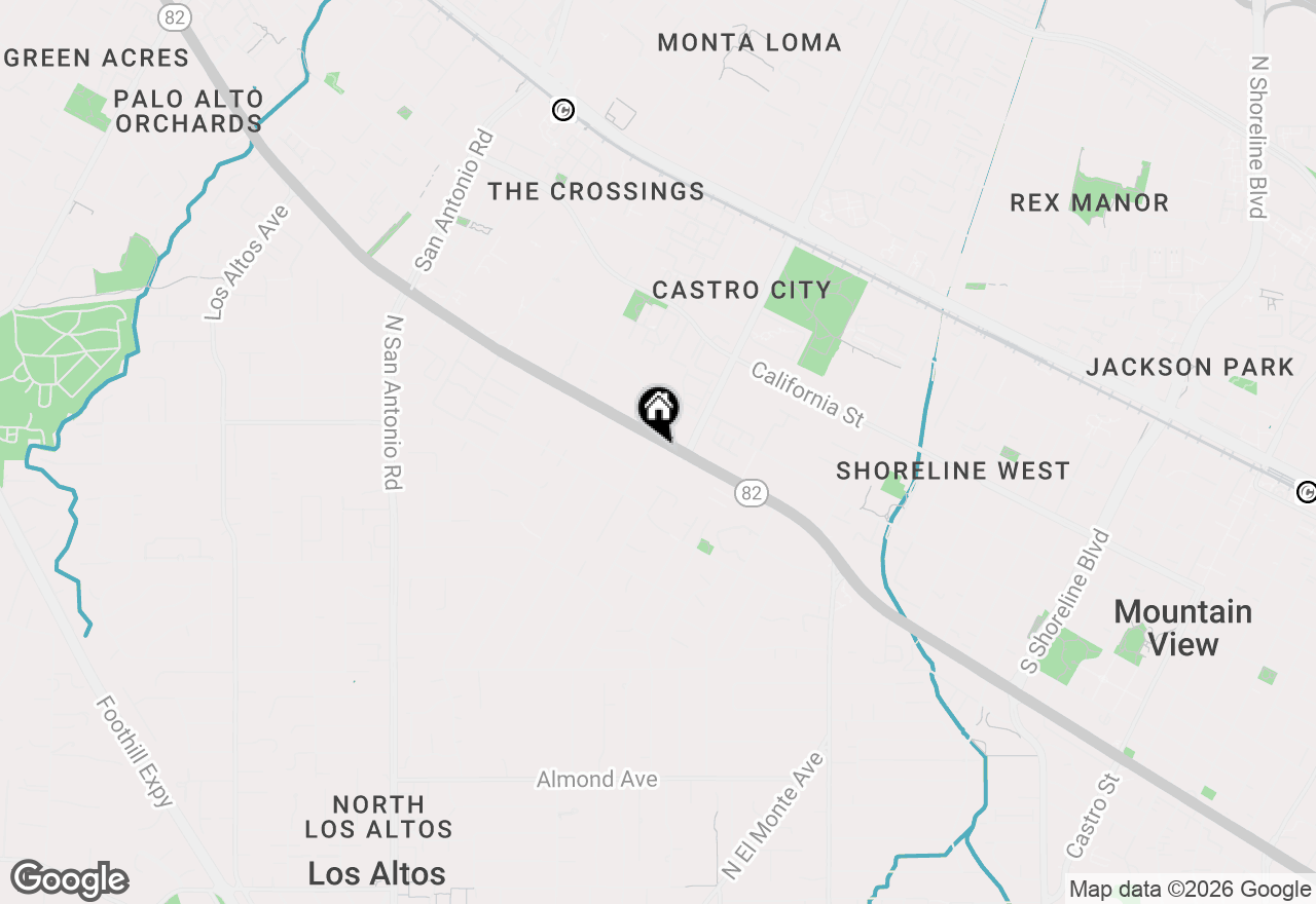 Map of 5100 El Camino Real #209, Los Altos, CA 94022