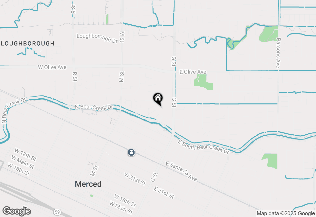 Map of 2844 Park Avenue, Merced, CA 95348