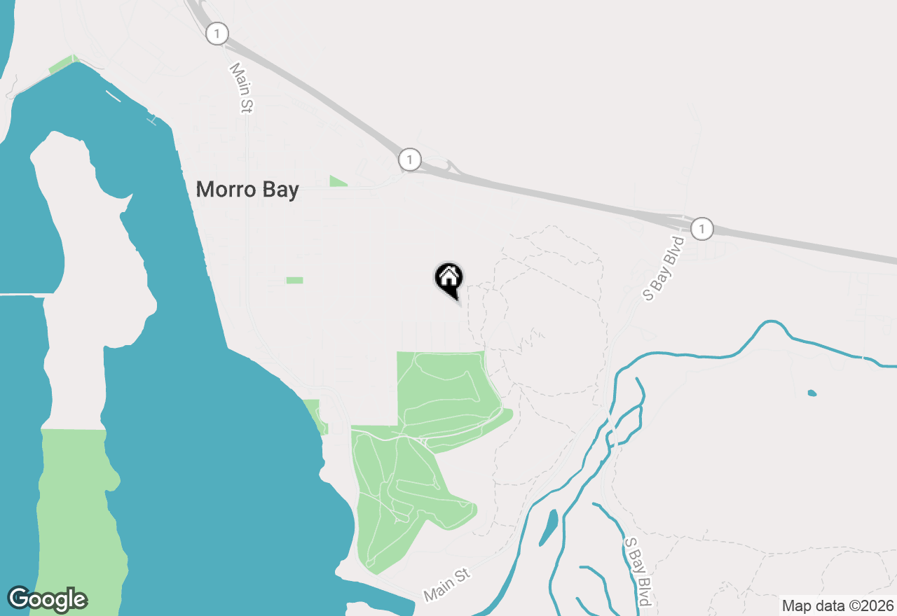 Map of 444 Kings Avenue, Morro Bay, CA 93442