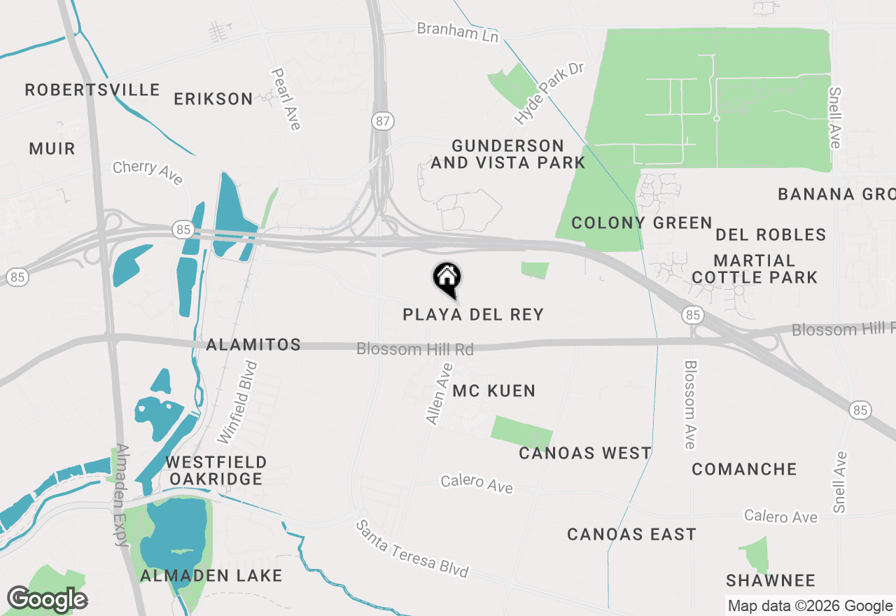 Map of 5535 Starcrest Drive, San Jose, CA 95123