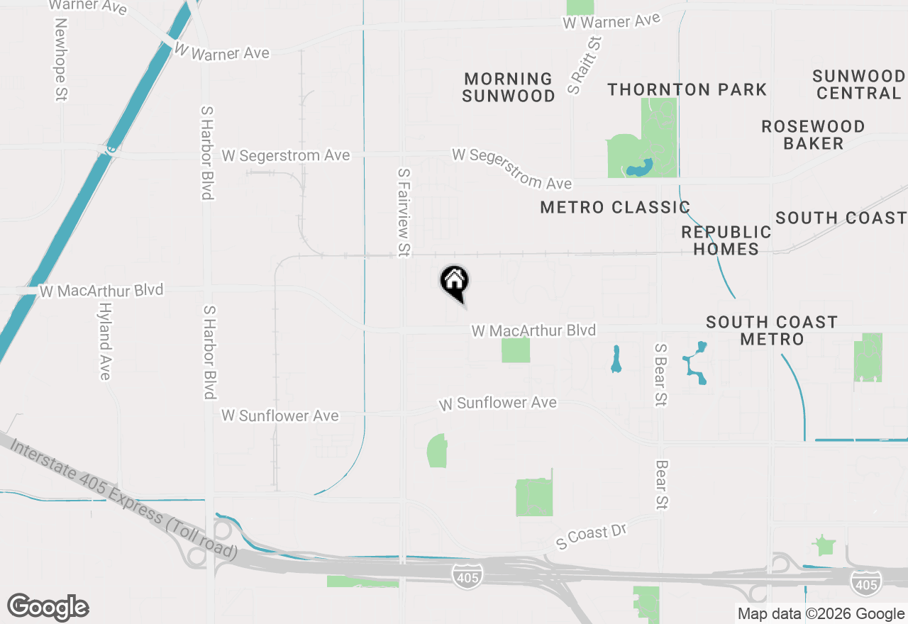 Map of 3500 S Greenville Street #C10, Santa Ana, CA 92704